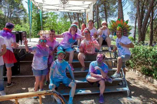 Fest Holi Down, antes de comer