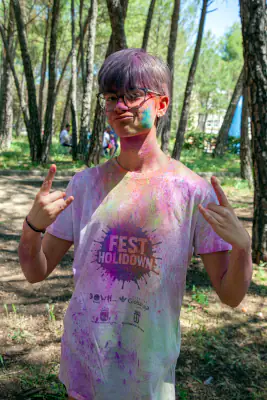 Fest Holi Down, antes de comer